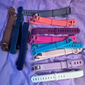 Fitbit Alta HR Bands replacement bands Lot - 11 various colours Size Large